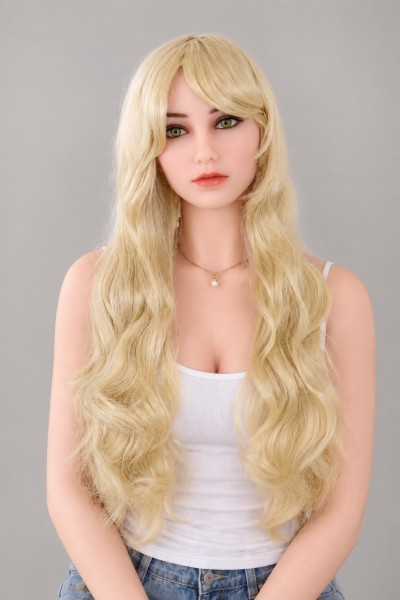 Perücke - blond, lange Haare