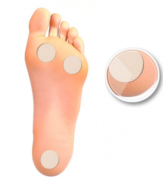 Standfußschrauben mit Schutzkappen – Weiß